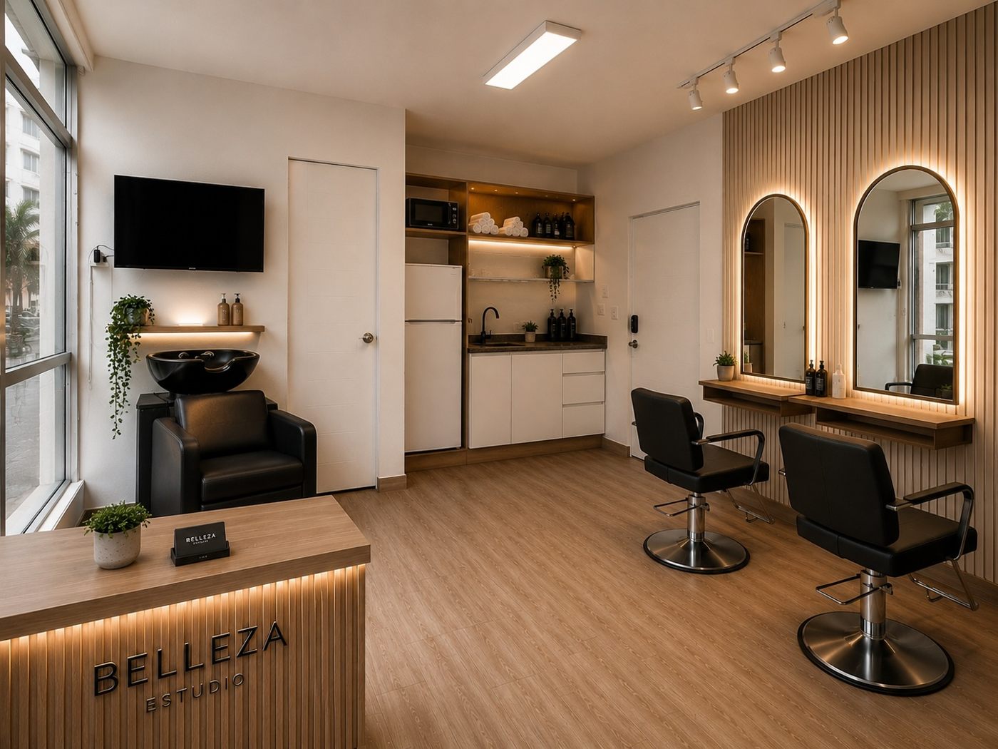 Estudio 1 convertido en peluquería