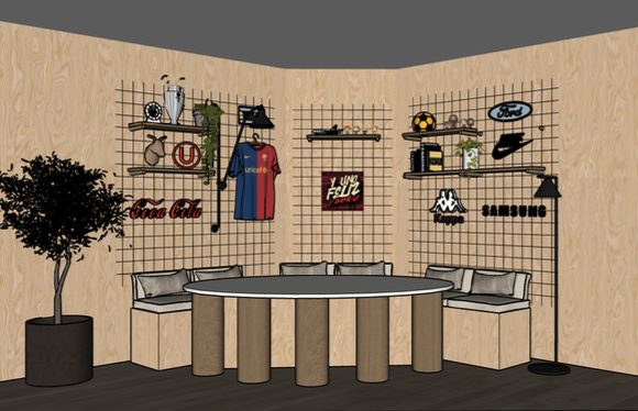 Render del proceso: set listo para grabar